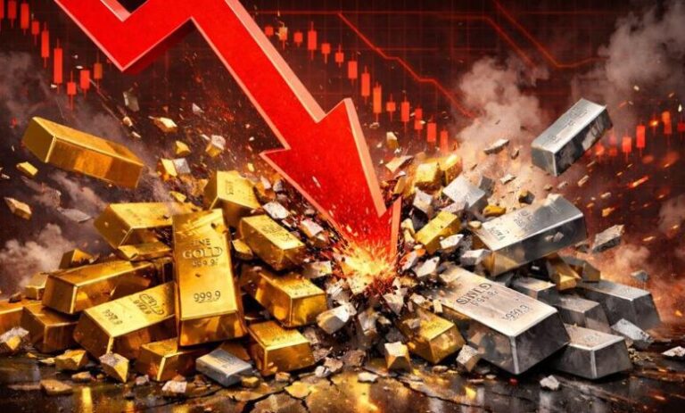 تراجع حاد في أسعار النفط والذهب والمعادن عالميا.