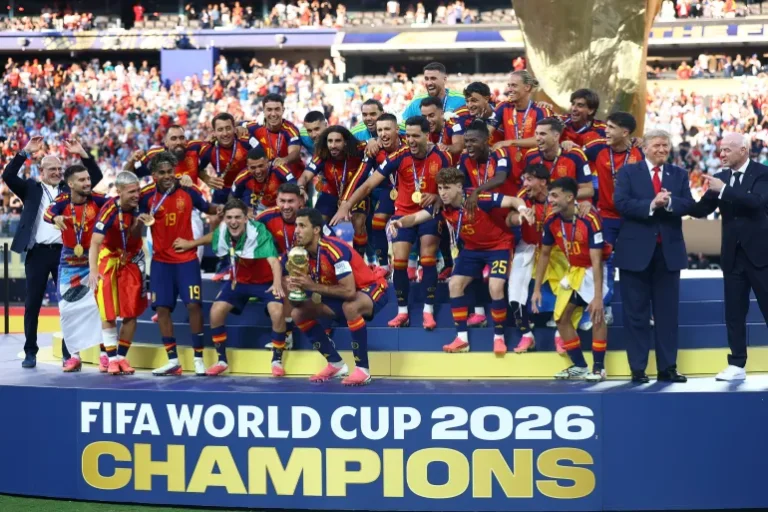 احتفالات غزة بتُتوج إسبانيا … بطلة لكأس العالم 2026